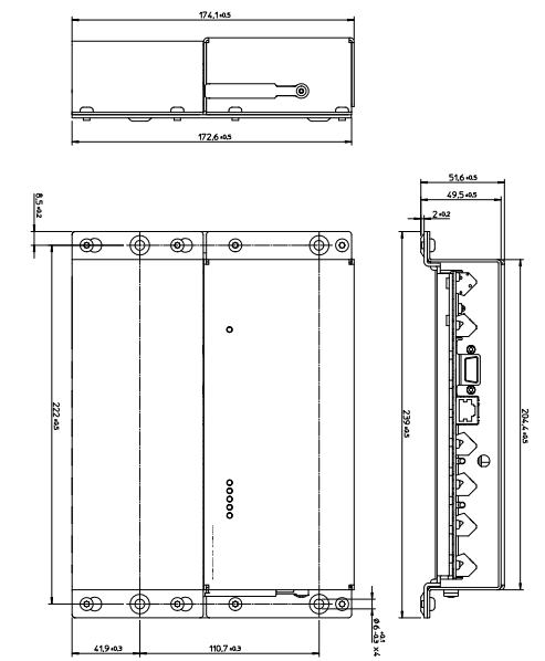 Блок управления терминалами SAILOR 6194